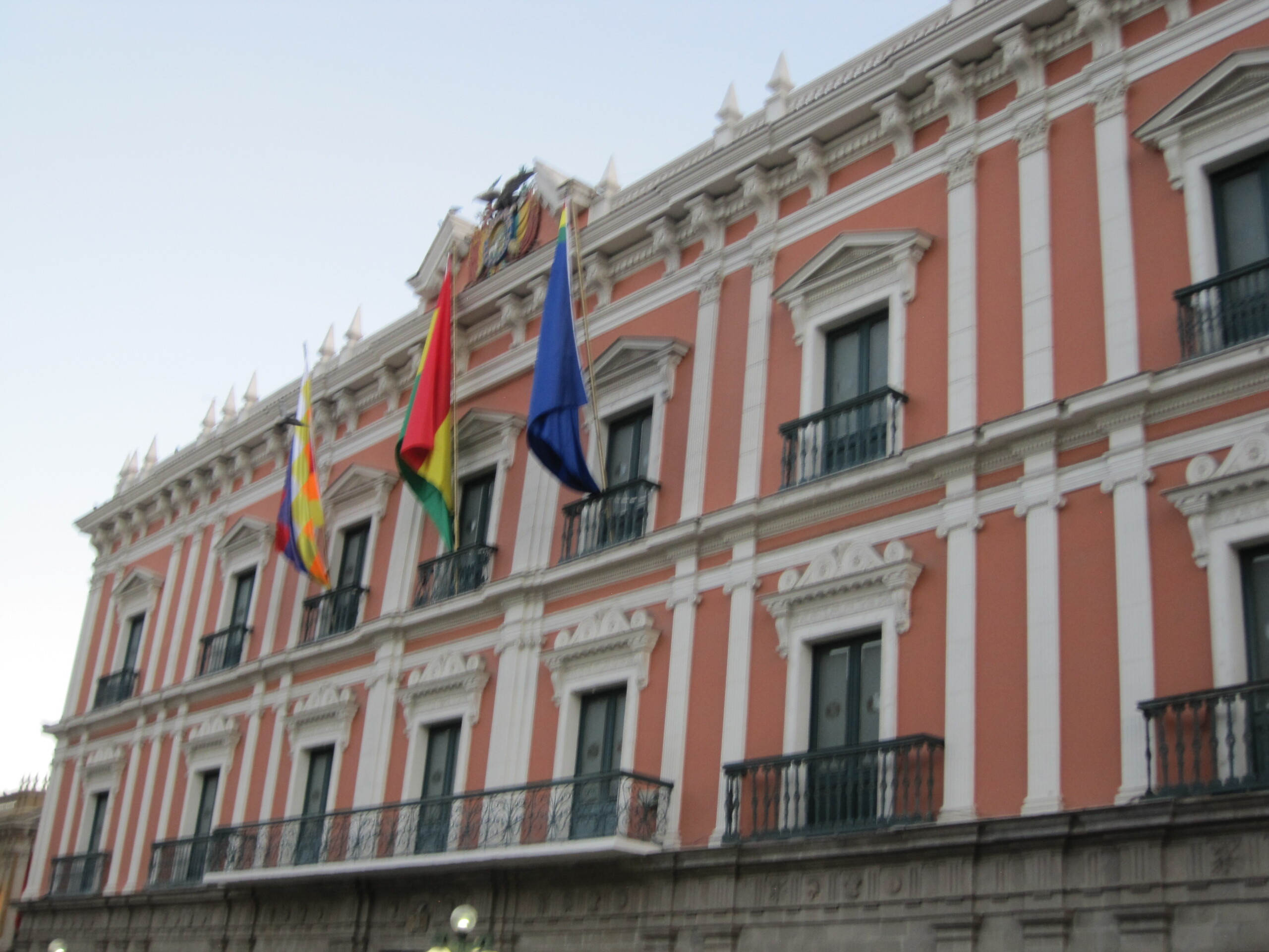 Palacio Quemado, der Regierungssitz in La Paz, Bolivien